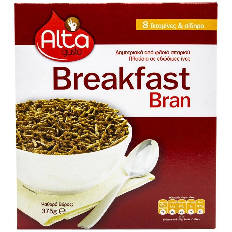 ALTA Gusto Breakfast Bran 375gr – Δημητριακά