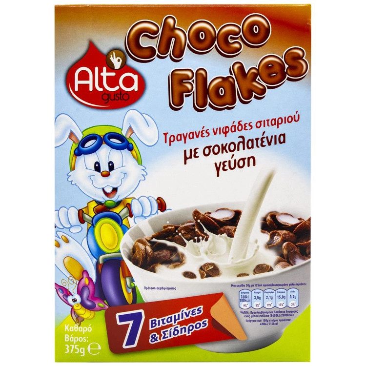 ALTA Gusto Δημητριακά Choco Flakes 375gr