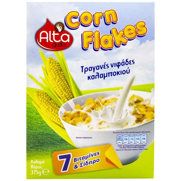 ALTA Gusto Δημητριακά Corn Flakes 375gr