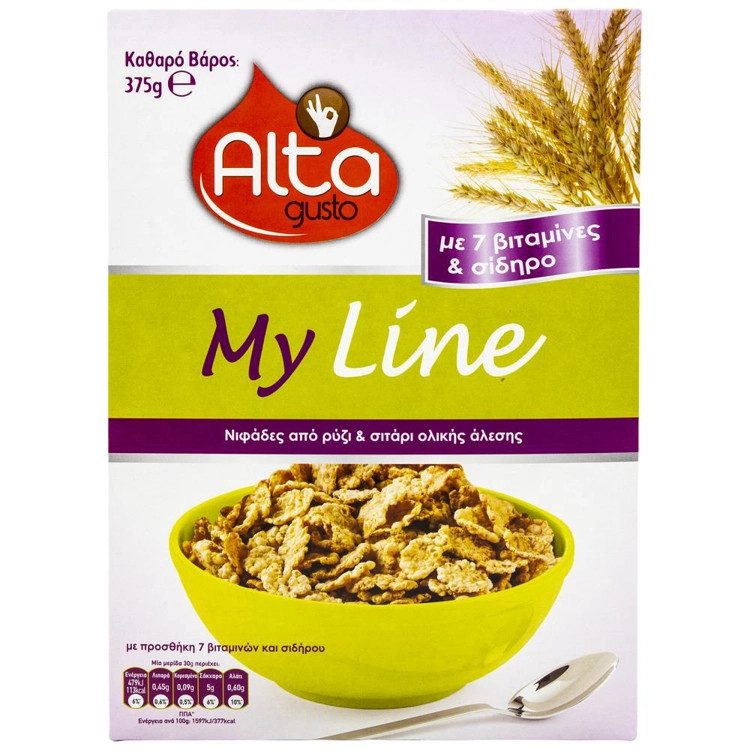 ALTA Gusto Δημητριακά My Line 375gr