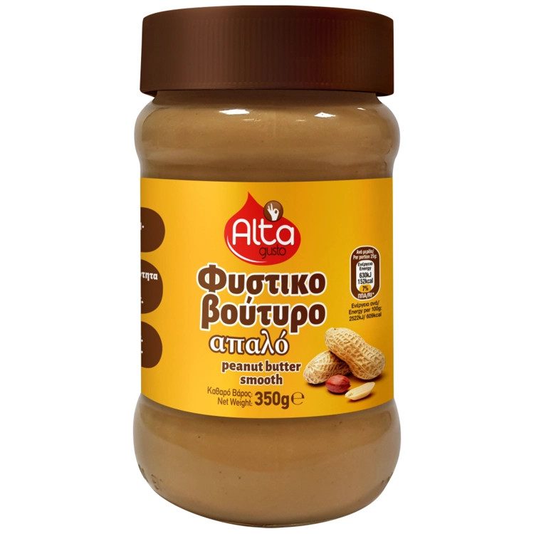 ALTA Gusto Φυστικοβούτυρο Απαλό 350gr – Είδη Επάλειψης
