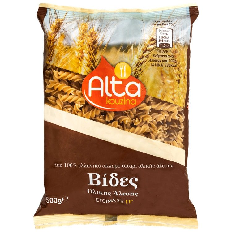 ALTA Kouzina Βίδες Ολικής 500gr – Ζυμαρικά