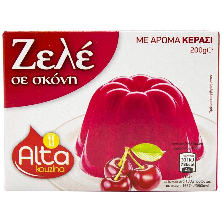 ALTA Kouzina Ζελέ Κεράσι 200gr – Αρώματα και Γεύσεις Ζαχαροπλαστικής