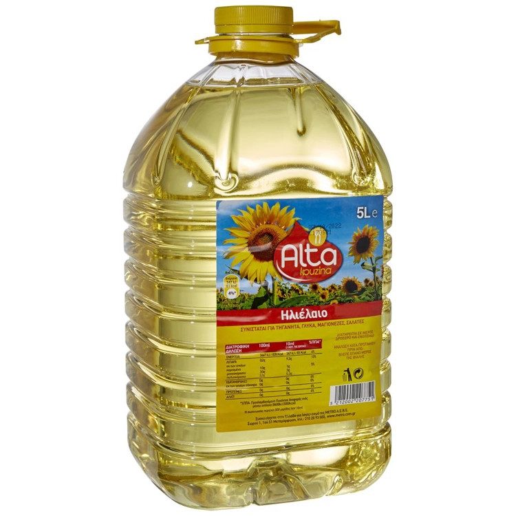ALTA Kouzina Ηλιέλαιο 5lt – Σπορέλαιο