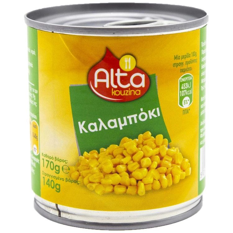 ALTA Kouzina Καλαμπόκι 170gr – Τρόφιμα Μακράς Συντήρησης
