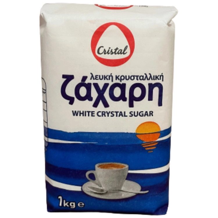 CRISTAL Ζάχαρη Λευκή Κρυσταλλική 1kg – Ζάχαρη και Υποκατάστατα