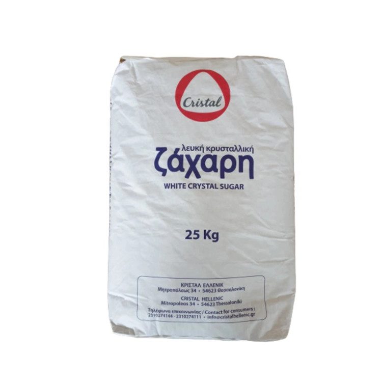 CRISTAL Ζάχαρη Λευκή Κρυσταλλική Εισαγωγής 25kg – Ζάχαρη και Υποκατάστατα