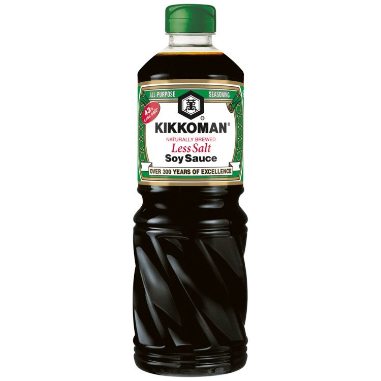 KIKKOMAN σάλτσα σόγιας με λιγότερο αλάτι 975ml – Σάλτσες και Dressings