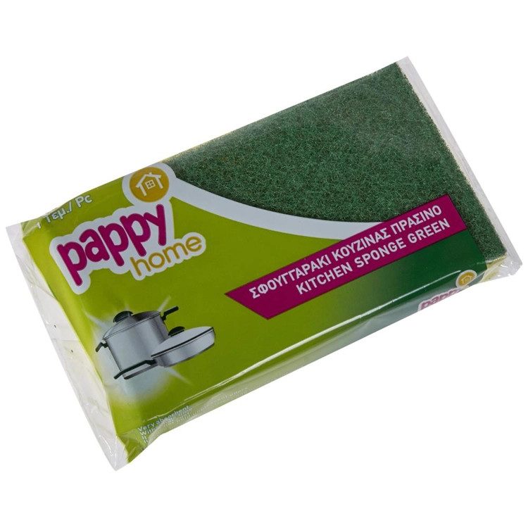 PAPPY HOME σφουγγαράκι κουζίνας 1τεμ – Σφουγγάρια Κουζίνας