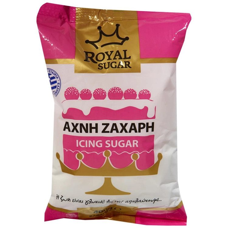 ROYAL ζάχαρη άχνη 400gr – Ζάχαρη και Υποκατάστατα