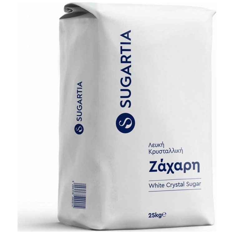 SUGARTIA ζάχαρη λευκή κρυσταλλική 25kg – Ζάχαρη και Υποκατάστατα