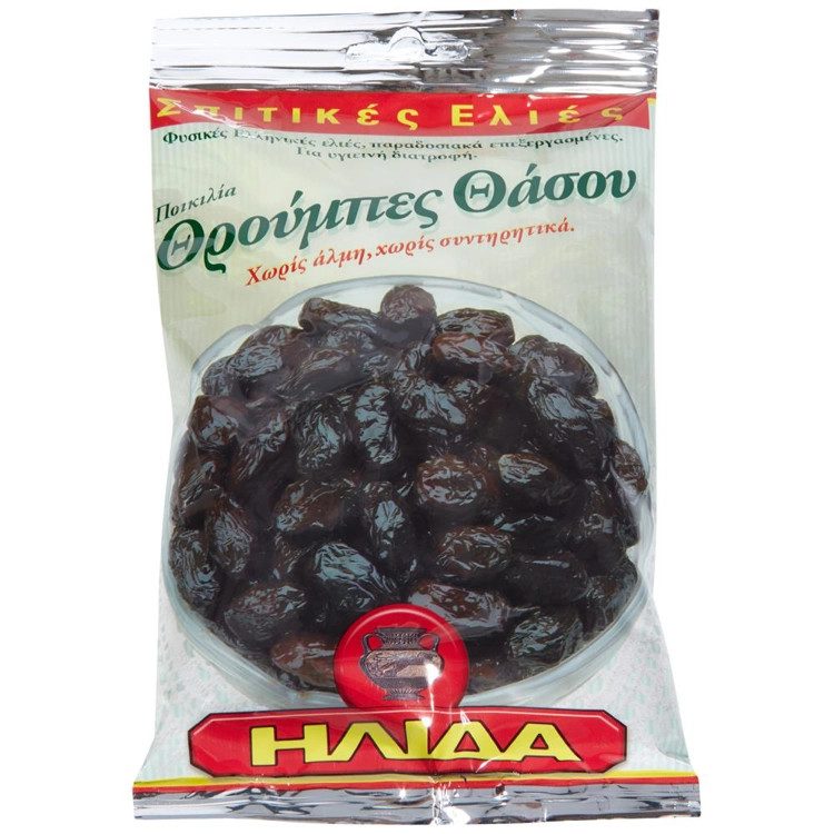 ΗΛΙΔΑ ελιές Θρούμπες Θάσου 200gr – Ήλιδα
