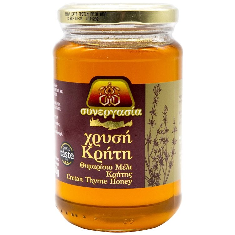 ΣΥΝΕΡΓΑΣΙΑ Χρυσή Κρήτη μέλι θυμαρίσιο 450gr – Συνεργασία