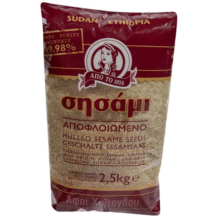 ΑΦΟΙ ΧΑΙΤΟΓΛΟΥ σησάμι αποφλοιωμένο 2,5Kg – Αφοι Χαΐτογλου – Ξηροί Καρποί και Αποξηραμένα Φρούτα