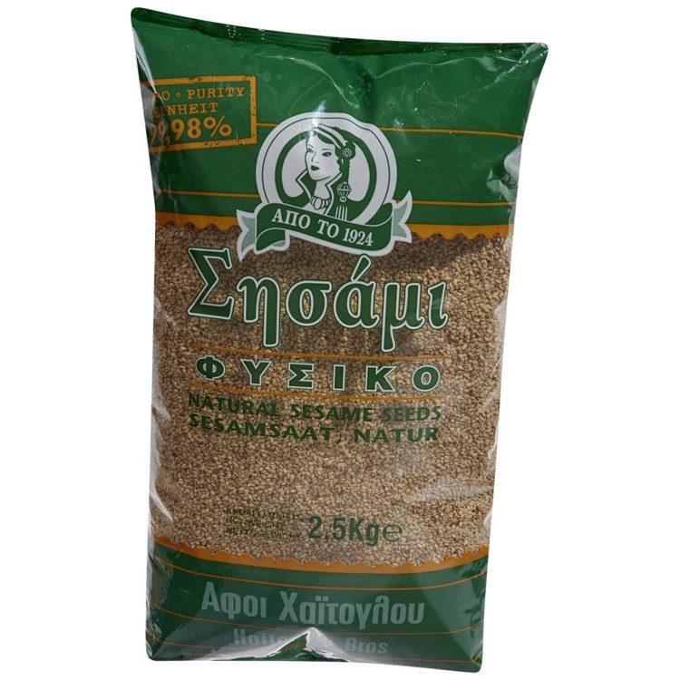 ΑΦΟΙ ΧΑΙΤΟΓΛΟΥ σησάμι φυσικό 2,5Kg – Αφοι Χαΐτογλου – Ξηροί Καρποί και Αποξηραμένα Φρούτα