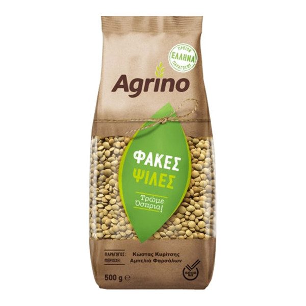 AGRINO φακές ψιλές Φαρσάλων 500gr – Όσπρια