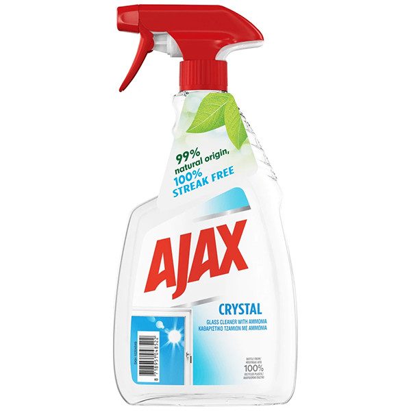 AJAX υγρό καθαριστικό τζαμιών με αντλία Crystal 750ml – Καθαριστικά Επιφανειών