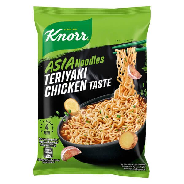 KNORR noodles asia teriyaki κοτόπουλο 73gr – Τρόφιμα Μακράς Συντήρησης