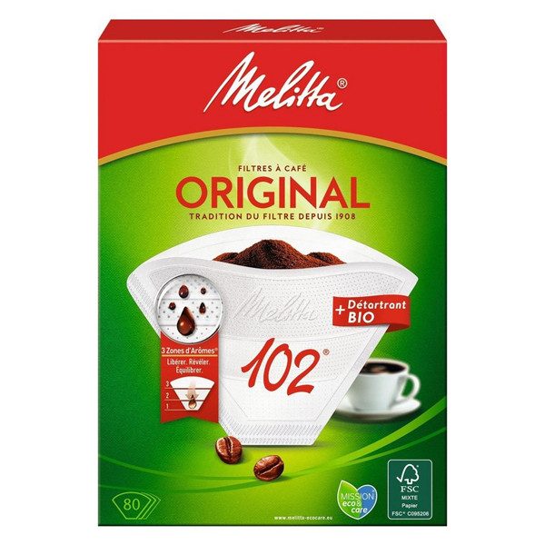 MELITTA φίλτρα καφέ 102 VIT 80τεμ – Φίλτρα Καφέ - Τσαγιού