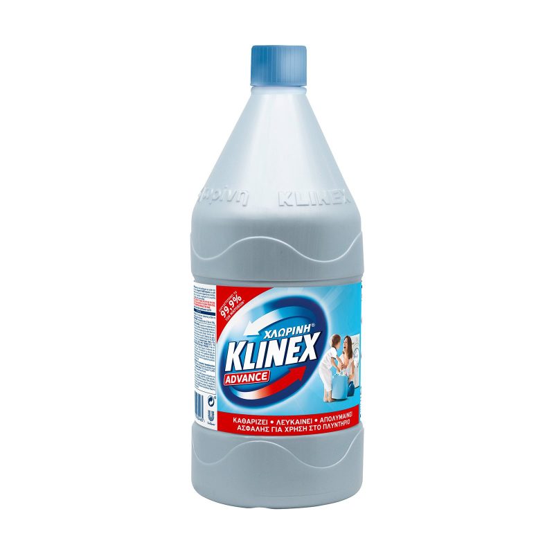 KLINEX χλωρίνη advance για πλυντήριο ρούχων μπλε 2lt – Ενισχυτικά Πλύσης