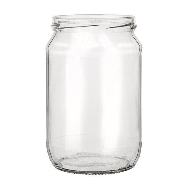 Βάζο γυάλινο χωρίς καπάκι 720ml – MrPanda – Δοχεία και Βάζα Αποθήκευσης