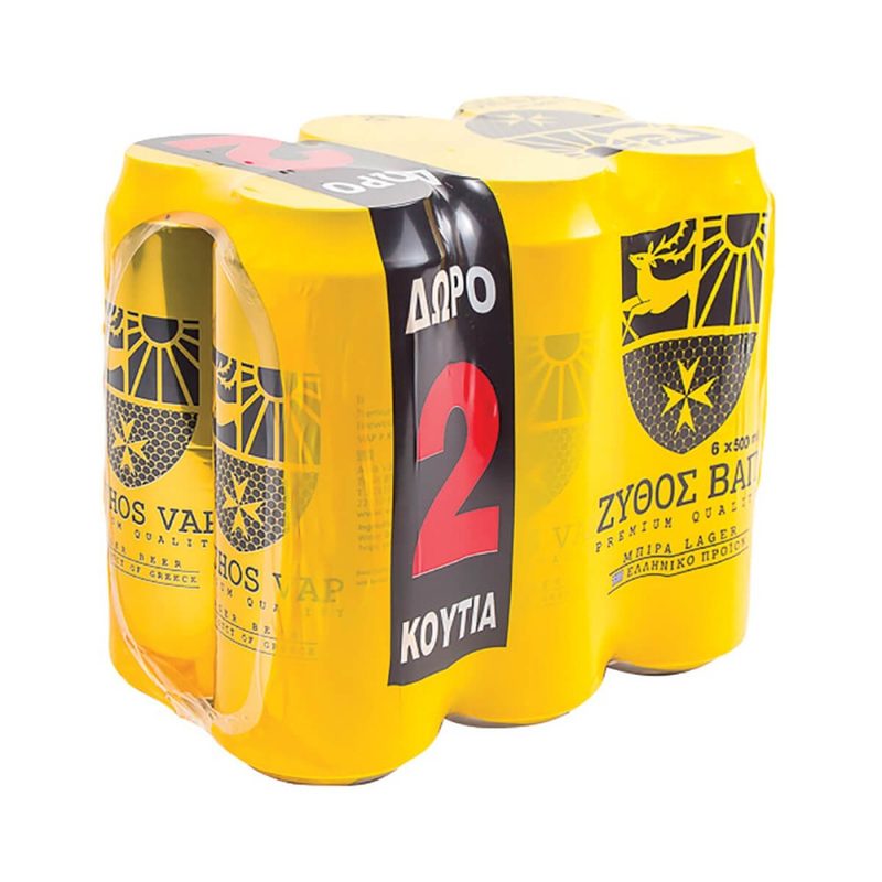 ΖΥΘΟΣ ΒΑΠ μπύρα κουτί 6x500ml – Ζύθος Βαπ – Μπύρες