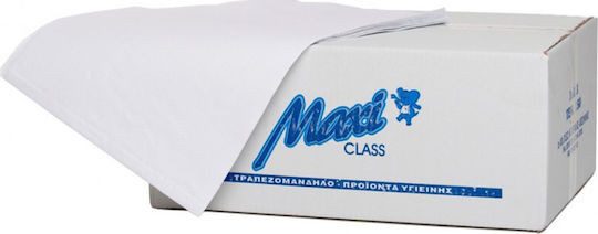 MAXI τραπεζομάντηλο λευκό 100Χ130cm 100τεμ – Στρώσιμο Τραπεζιού μιας Χρήσης