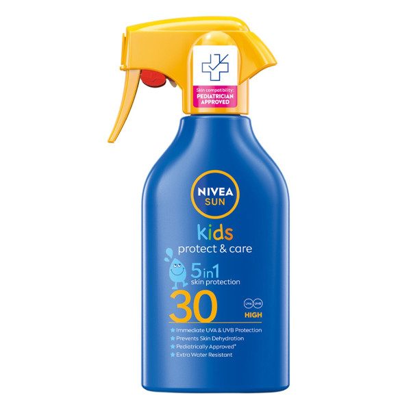 NIVEA αντιηλιακό παιδικό kids protect και care SPF30+ με αντλία 270ml – Παιδικά Αντηλιακά