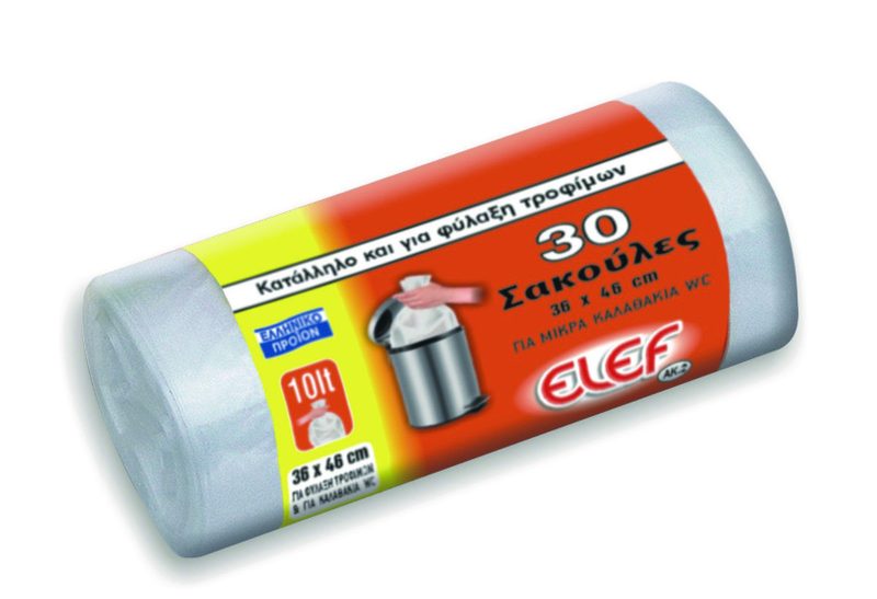 El-Ef σακούλες απορριμμάτων 36x46cm 10lt 30τεμ