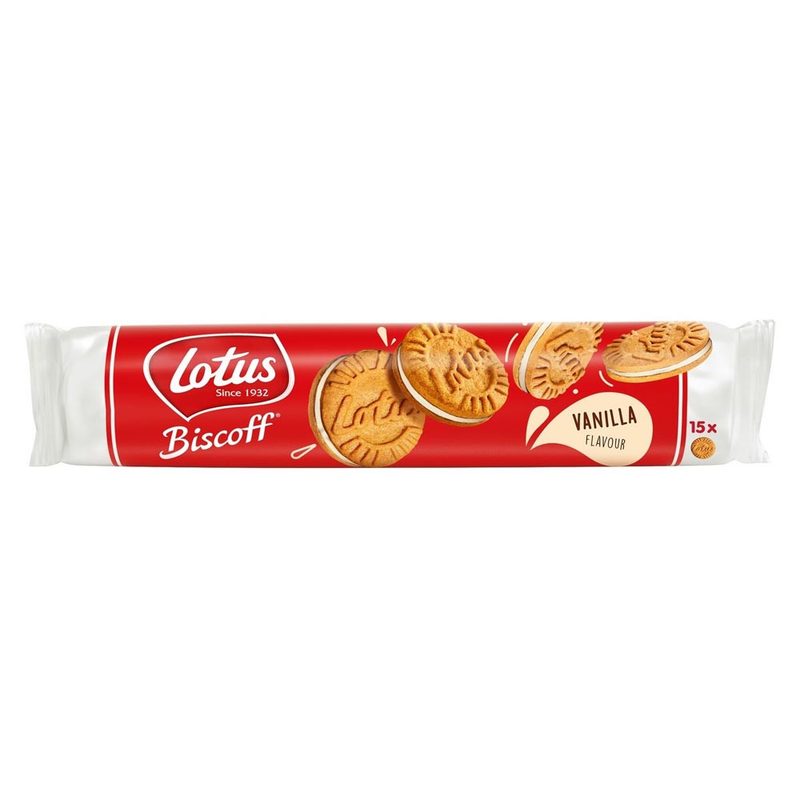 LOTUS BISCOFF μπισκότα sandwich με βανίλια 150gr