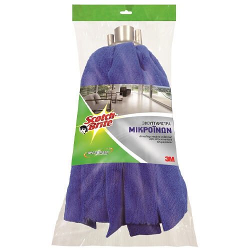SCOTCH-BRITE σφουγγαρίστρα μικροϊνών 1τεμ – Είδη για Σκούπισμα και Σφουγγάρισμα