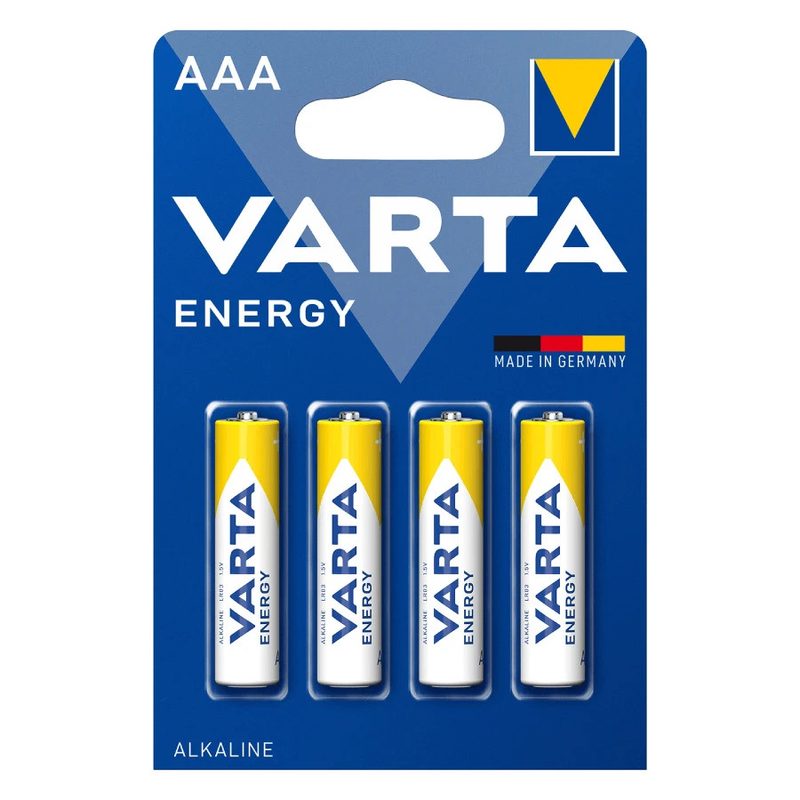 VARTA μπαταρία αλκαλική AAA 4τεμ – Αλκαλικές Μπαταρίες