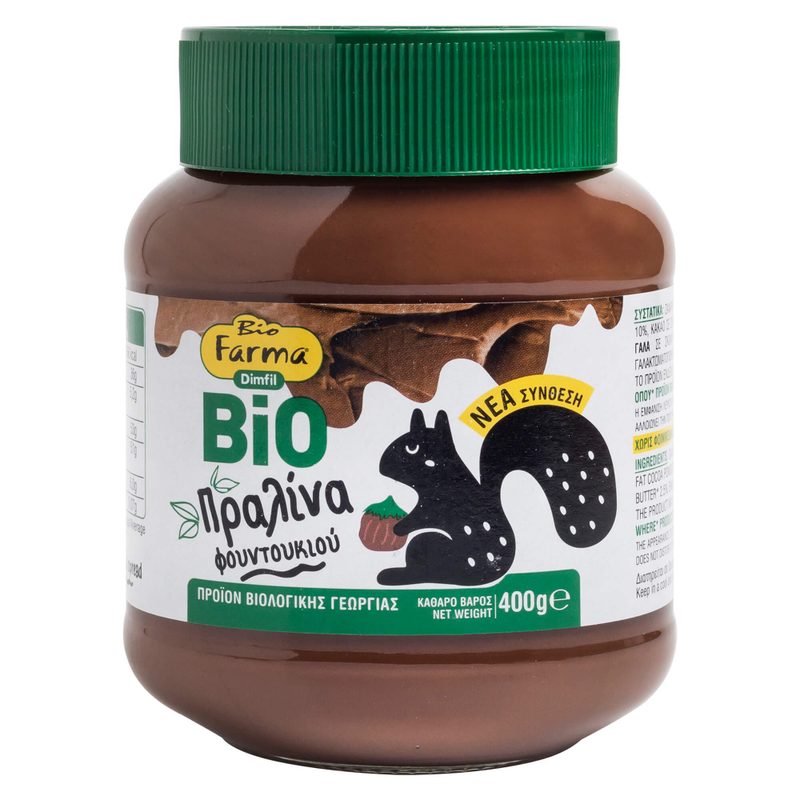 BIOFARMA πραλίνα φουντουκιού 400gr – Dimfil – Είδη Επάλειψης