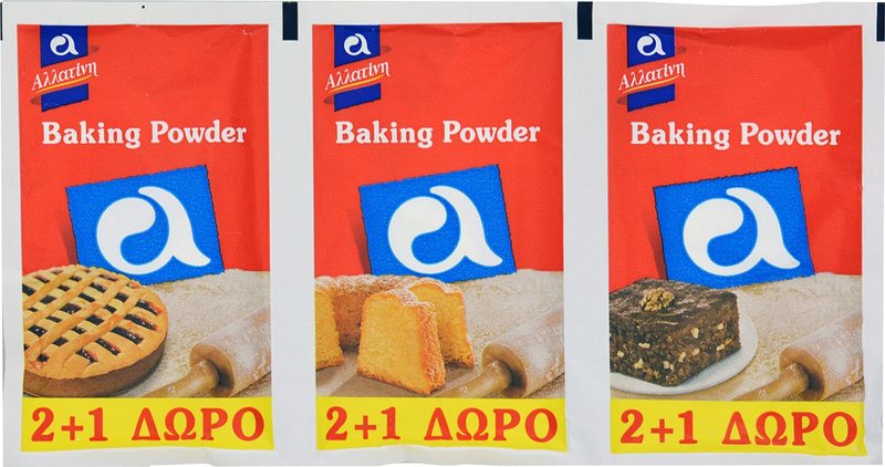 ΑΛΛΑΤΙΝΗ baking powder 3x20gr – Αλλατίνη – Αλεύρι