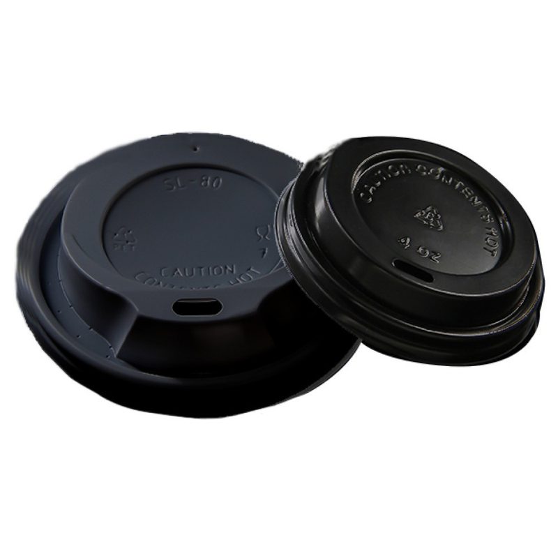 ΑΣΤΕΡΑΣ GROUP καπάκι πιπίλα μαύρο 80mm 8-12oz 100τεμ – Αστέρας Group – Καπάκια Ποτηριών μιας Χρήσης