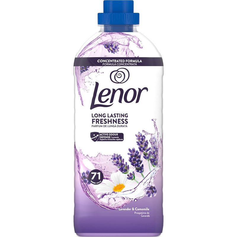 LENOR συμπυκνωμένο μαλακτικό ρούχων λεβάντα και χαμομήλι 56μεζ 1176ml – Μαλακτικά Ρούχων