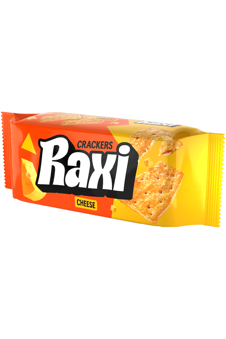 RAXI κράκερ cheese 70gr – Αλμυρά Snacks