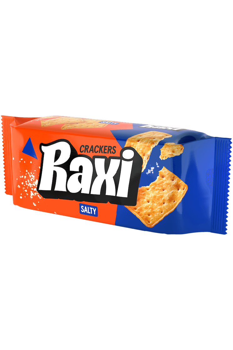 RAXI κράκερ salty 70gr – Αλμυρά Snacks
