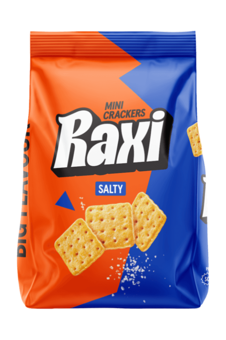 RAXI κράκερ salty 100gr – Αλμυρά Snacks