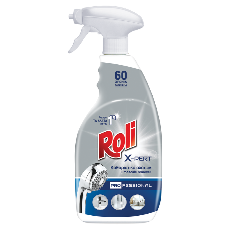 ROLI X-Pert υγρό καθαριστικό αλάτων για το μπάνιο spray 600ml – Καθαριστικά Μπάνιου