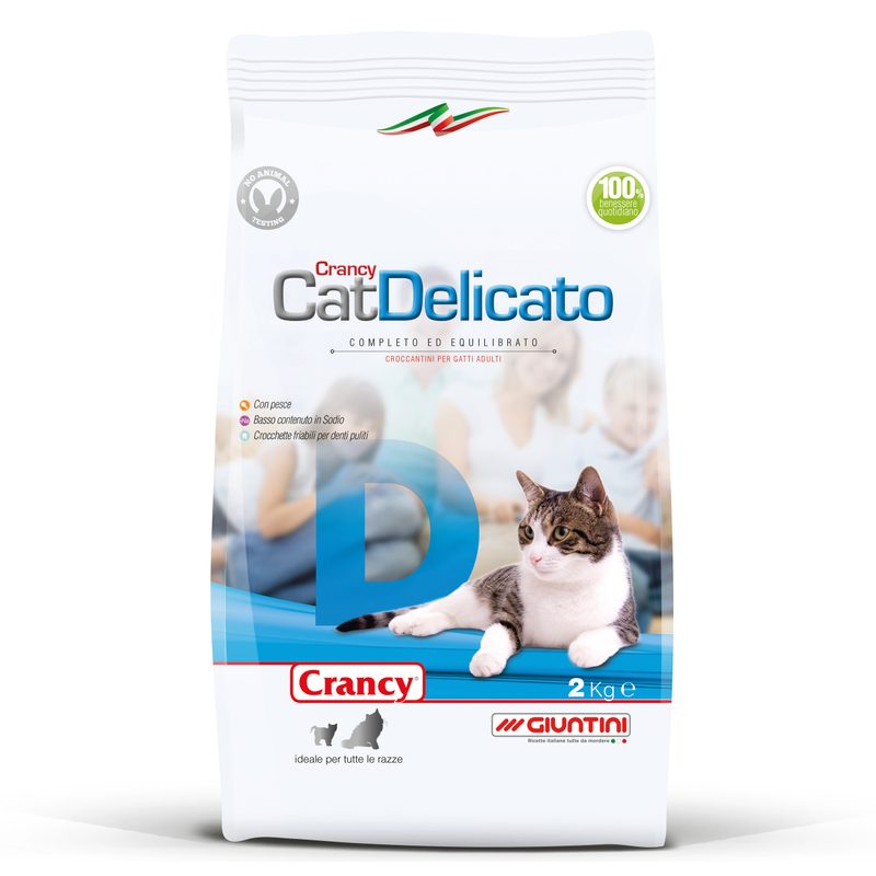 GIUNTINI Cat Delicato γατοτροφή crancy 400gr – Υγρή Τροφή Γάτας