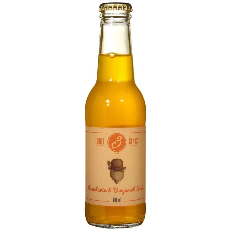 THREE CENTS αναψυκτικό σόδα Gentlemen's 200ml – Αναψυκτικά