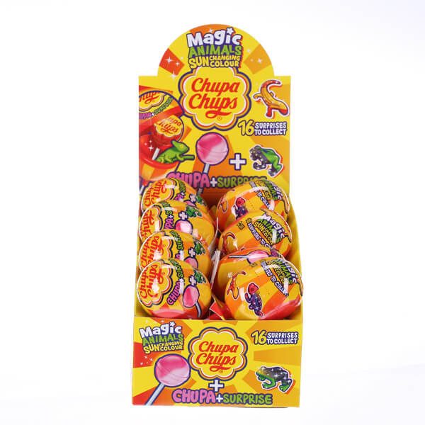 CHUPA CHUPS surprise fantastic galaxy με φράουλα 16τεμ – Καραμέλες, Γλειφιτζούρια και Τσίχλες
