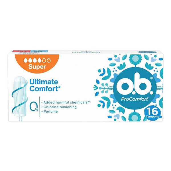 O.B. ταμπόν pro comfort super 16τεμ