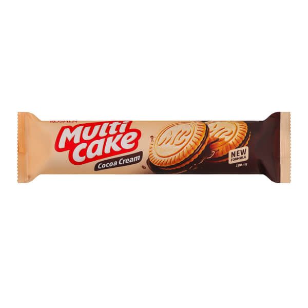 ROSHEN μπισκότα multicake γεμιστά με κακάο 180gr