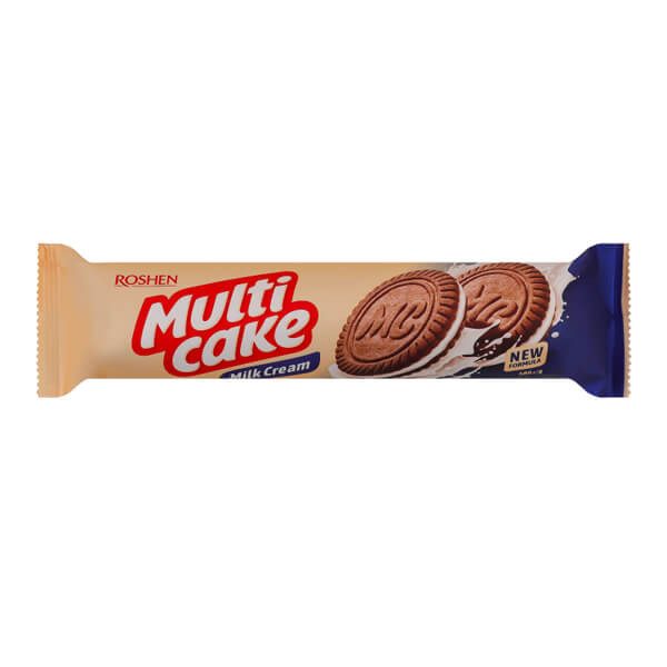 ROSHEN μπισκότα multicake γεμιστά με γάλα 180gr