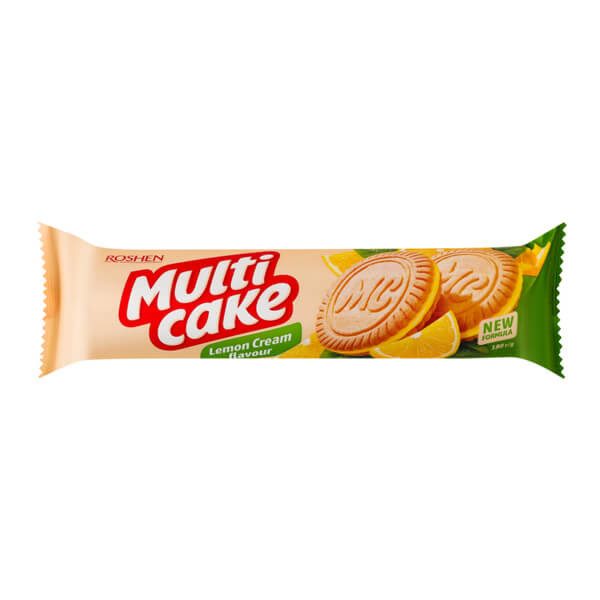 ROSHEN μπισκότα multicake γεμιστά με λεμόνι 180gr