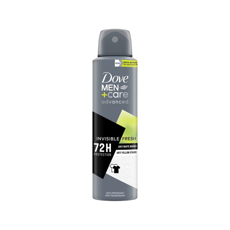 DOVE αποσμητικό σώματος spray advanced care invisible fresh 150ml – Αποσμητικά
