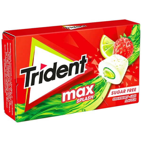 TRIDENT τσίχλες long lasting φράουλα και λάιμ 22gr – Καραμέλες, Γλειφιτζούρια και Τσίχλες