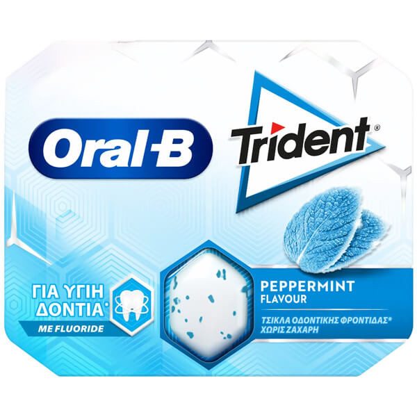 TRIDENT τσίχλες dental care μέντα 17gr – Καραμέλες, Γλειφιτζούρια και Τσίχλες